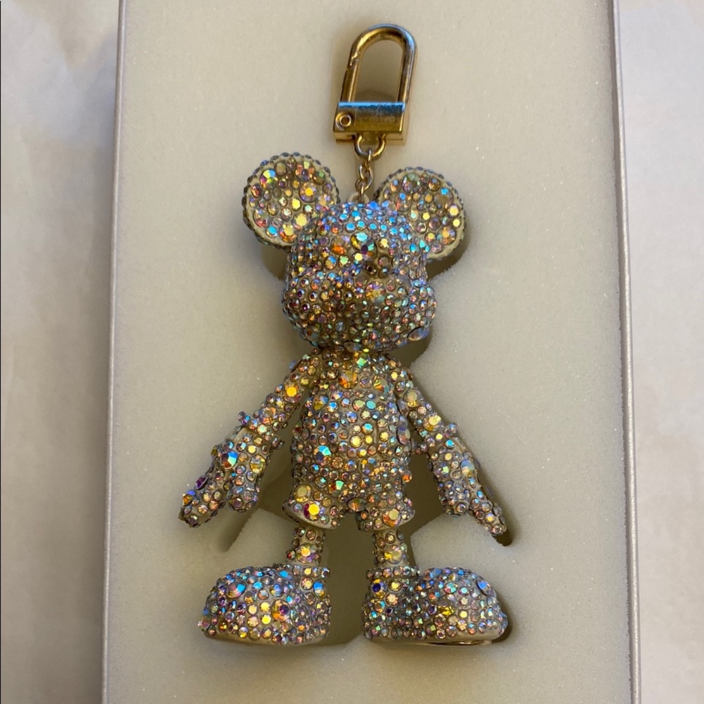 Crystal Mickey Mouse Keychain, purse candy, ornament